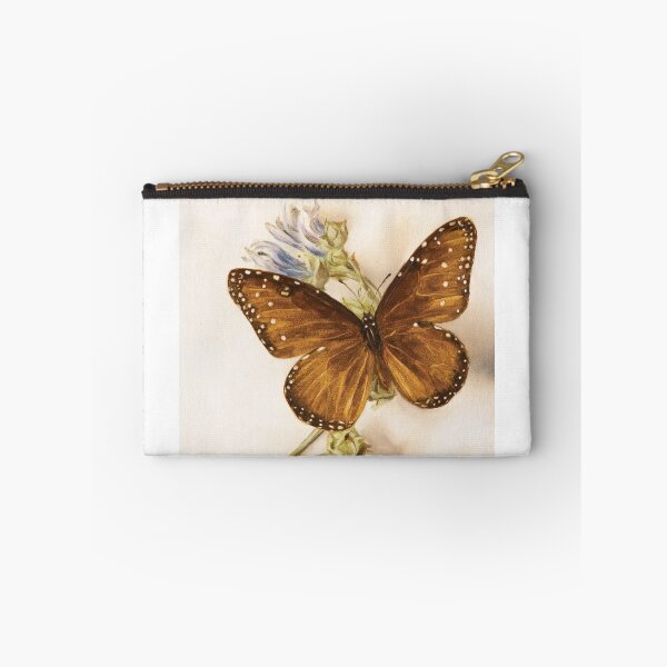 Item preview, Queen butterfly on a marshmallow plant designed and sold by LigneaLuna.
