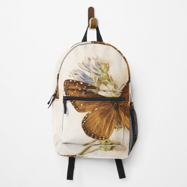 Item preview, Queen butterfly on a marshmallow plant designed and sold by LigneaLuna.