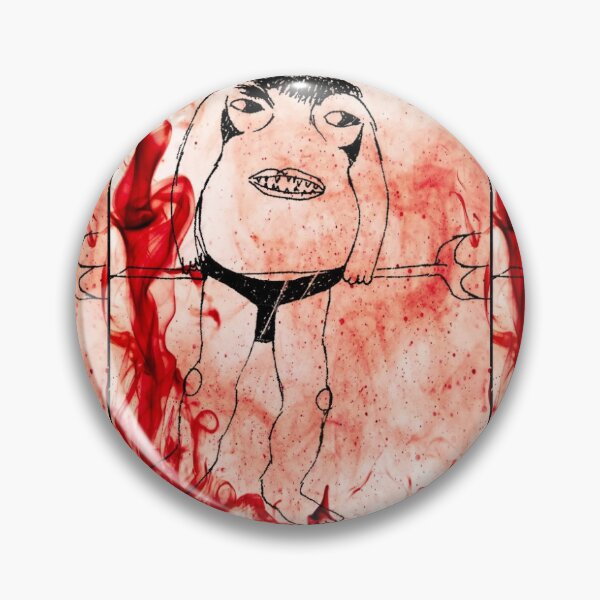 Item preview, Colorized drawing cannibal monster in full fire designed and sold by Carré Comme Orange.