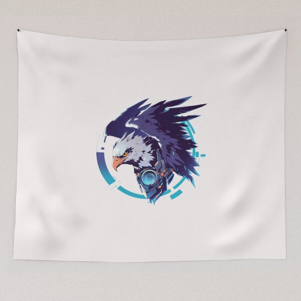 Item preview, Cyber eagle // eagle // Cool Animal // Cyber Animal // Future Animal Art // Animal Warrior // Animal Cute Art // Gaming Aesthetic stickers designed and sold by SMARTKIT  DESIGNAGENCY.