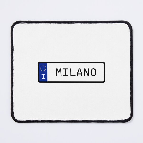 Item preview, Milano Italy EU Number Plate designed and sold by PatchMerch.