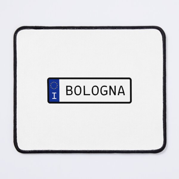 Item preview, Bologna Italy EU Number Plate designed and sold by PatchMerch.