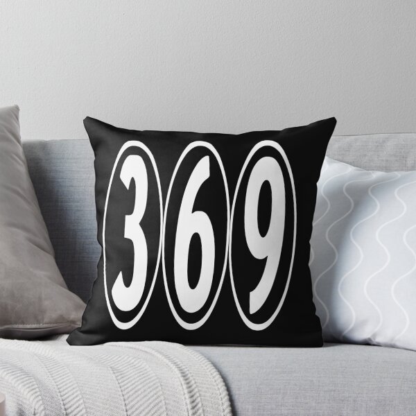 Item preview, 369 Diseño de Numerología | Arte espiritual del número de ángel | Texto en color blanco designed and sold by EvoGallery.