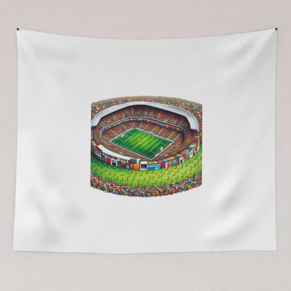 Item preview, Colorful football stadium designed and sold by ModederZukunft.