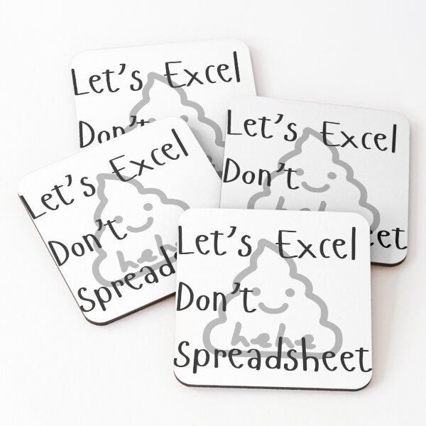 Item preview, Let's Excel Don't Spreadsheet designed and sold by DWorriBHappi.