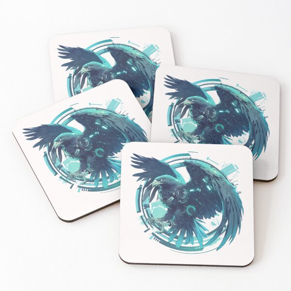 Item preview, Cyber eagle // eagle // Cool Animal // Cyber Animal // Future Animal Art // Animal Warrior // Animal Cute Art // Gaming Aesthetic stickers designed and sold by SMARTKIT  DESIGNAGENCY.