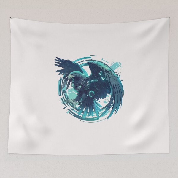 Item preview, Cyber eagle // eagle // Cool Animal // Cyber Animal // Future Animal Art // Animal Warrior // Animal Cute Art // Gaming Aesthetic stickers designed and sold by SMARTKIT  DESIGNAGENCY.