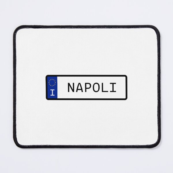 Item preview, Napoli Italy EU Number Plate designed and sold by PatchMerch.