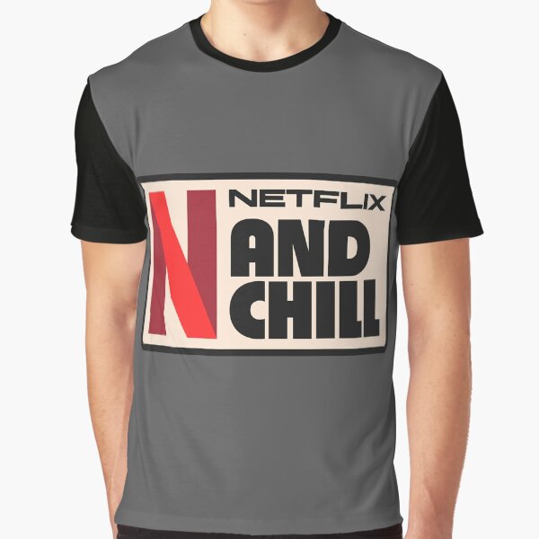 Artikel-Vorschau von Netflix und Chill – Design-Logo, designt und verkauft von Studio RTN.
