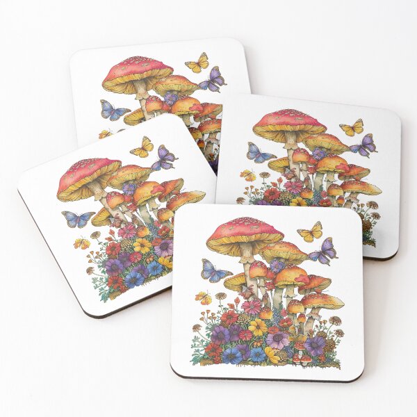 Item preview, Vintage Flora Mushroom Retro Aesthetic, Cottagecore Fantasy  designed and sold by darunwan.