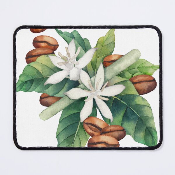 Item preview, Watercolor coffee vignette designed and sold by Ekaterina Glazkova.