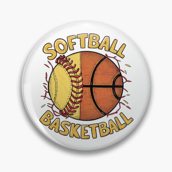 Item preview,  Softball Basketball Gift For Softball Lover Basketball Lover designed and sold by Verycutethings.