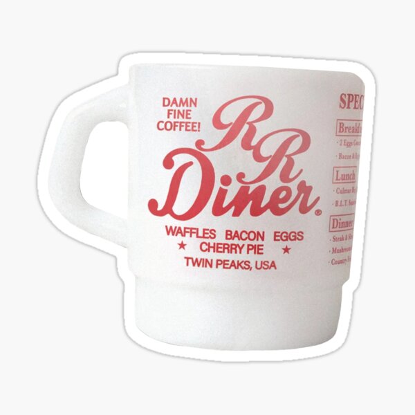 Item preview, RR diner mug designed and sold by gooberverse.