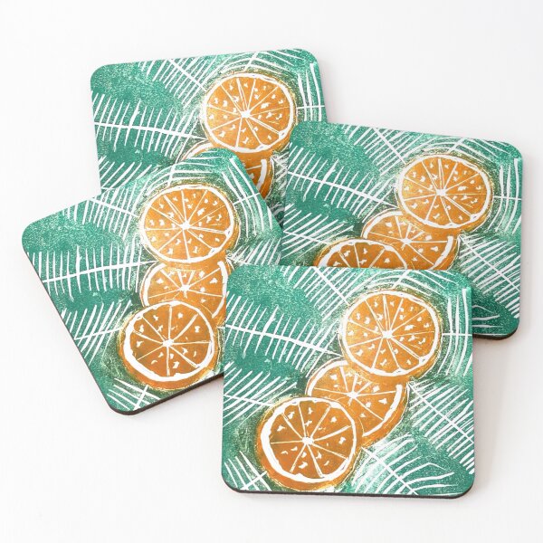 Item preview, Linograph Print - Tropical Theme designed and sold by Ninetay Four.