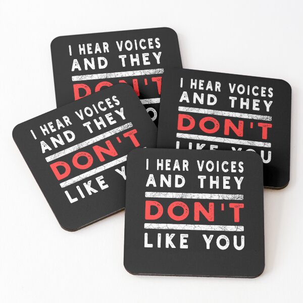 Item preview, i hear voice and they dont like you designed and sold by KaiLabsArt.