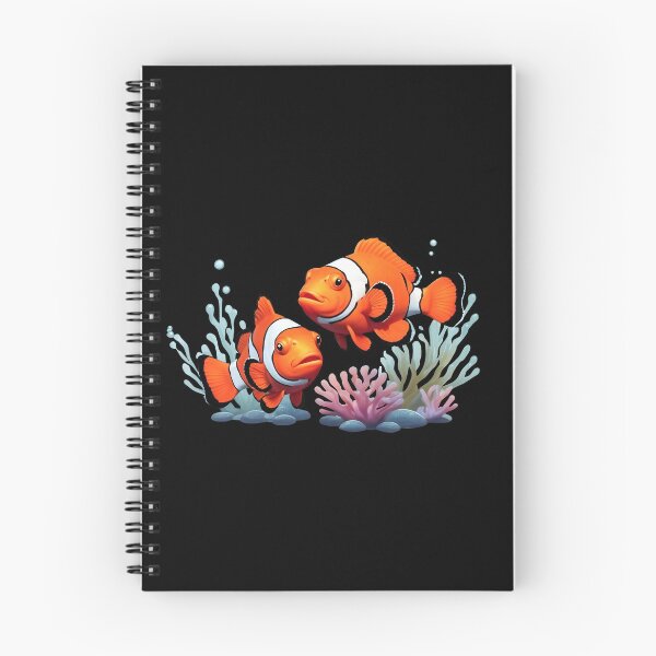 Item preview, Clownfishes among anemones. Underwater artwork.Cartoon drawing style designed and sold by Andrey-Myagkov.