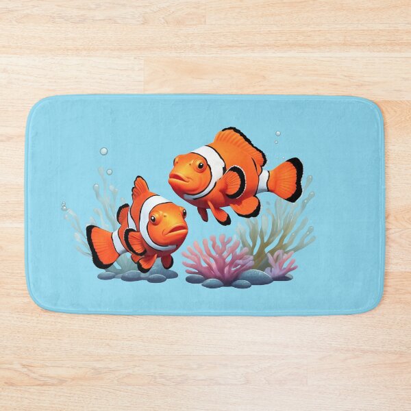 Item preview, Clownfishes among anemones. Underwater artwork.Cartoon drawing style designed and sold by Andrey-Myagkov.