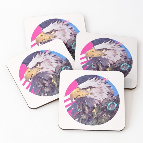 Item preview, Cyber eagle // eagle // Cool Animal // Cyber Animal // Future Animal Art // Animal Warrior // Animal Cute Art // Gaming Aesthetic stickers designed and sold by SMARTKIT  DESIGNAGENCY.