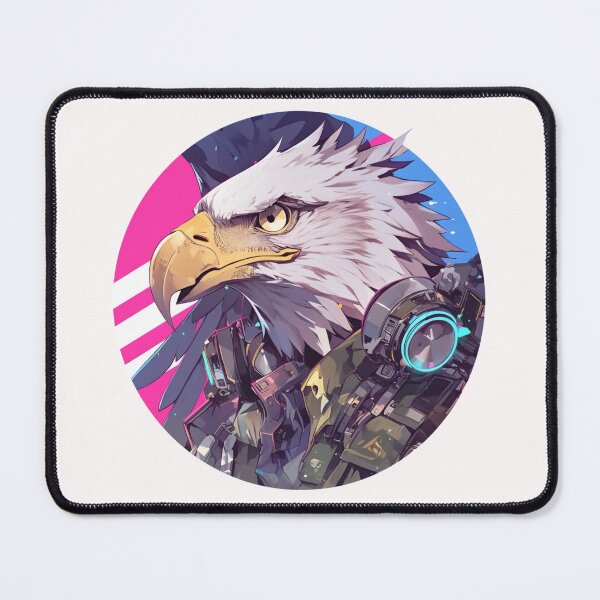 Item preview, Cyber eagle // eagle // Cool Animal // Cyber Animal // Future Animal Art // Animal Warrior // Animal Cute Art // Gaming Aesthetic stickers designed and sold by SMARTKIT  DESIGNAGENCY.