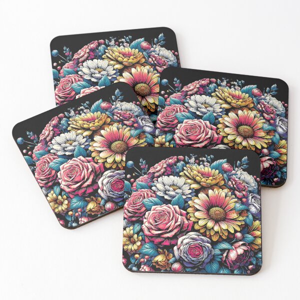Item preview, Bouquet of flowers - pop art style designed and sold by krzysiekd24.
