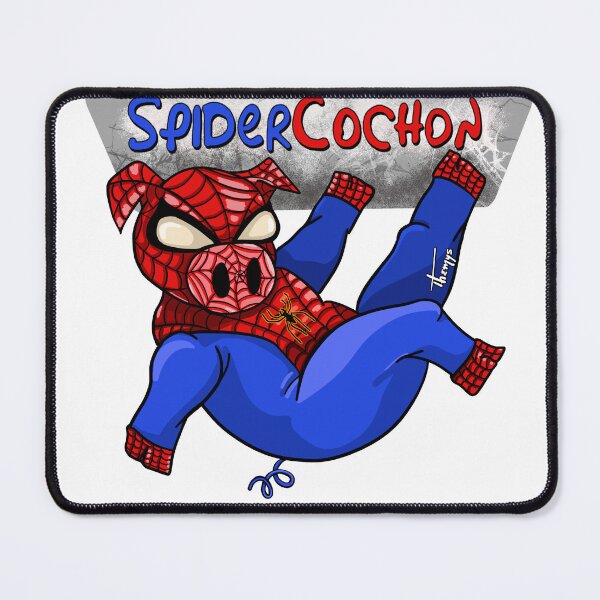 Item preview, spiderpig - text and white background designed and sold by Themys24.