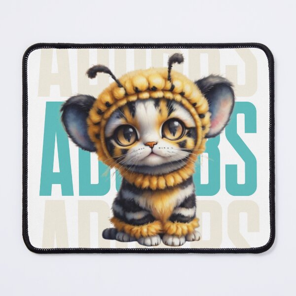 Item preview, Adorbs BumbleBee Kitten in Watercolor Paint designed and sold by EmeraldCauldren.