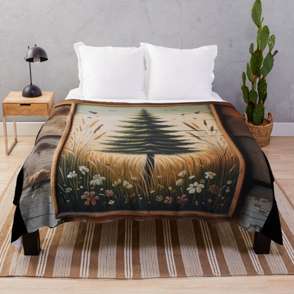 Item preview, Pine treee painting designed and sold by Thedigital91.