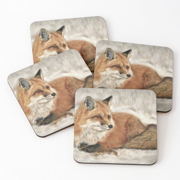 Item preview, Fox in Winter snow scene designed and sold by TraceyEarlArt.