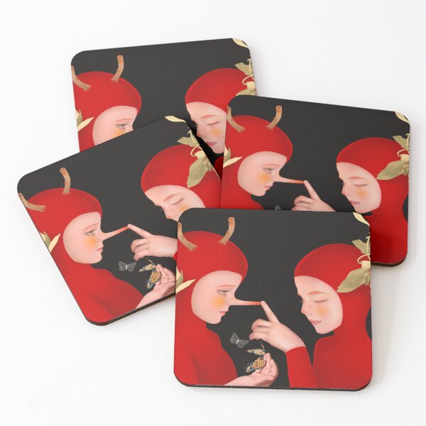 Item preview, PANRAN designer brand creative peripheral art painting "Blinded by cute lies" designed and sold by PANRAN.