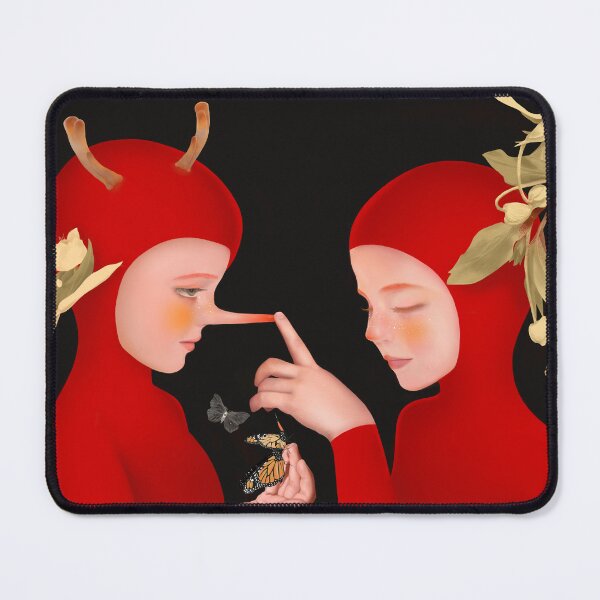 Item preview, PANRAN designer brand creative peripheral art painting "Blinded by cute lies" designed and sold by PANRAN.