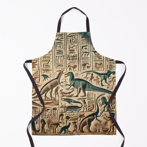 Item preview, Hieroglyphs with Dinosaurs: Unique Art Design designed and sold by PandaTShirtShop.
