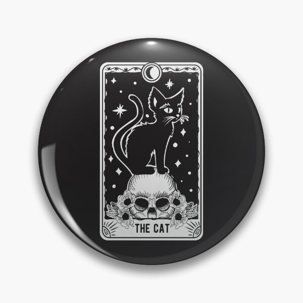 Item preview, Black cat tarot - cartomancy antique witch witchcore occult  designed and sold by Fantasy Cache.