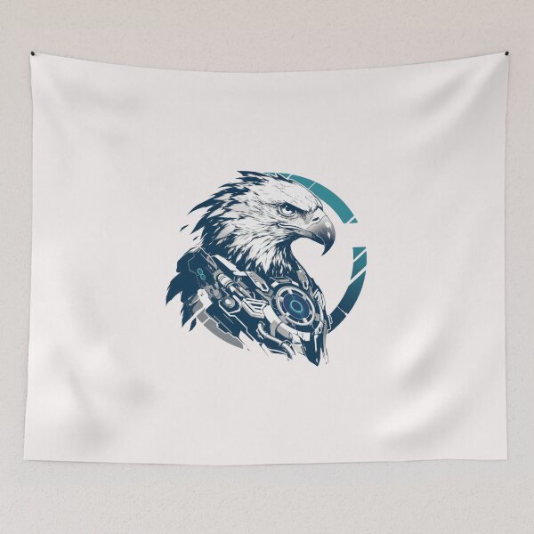 Item preview, Cyber eagle // eagle // Cool Animal // Cyber Animal // Future Animal Art // Animal Warrior // Animal Cute Art // Gaming Aesthetic stickers designed and sold by SMARTKIT  DESIGNAGENCY.