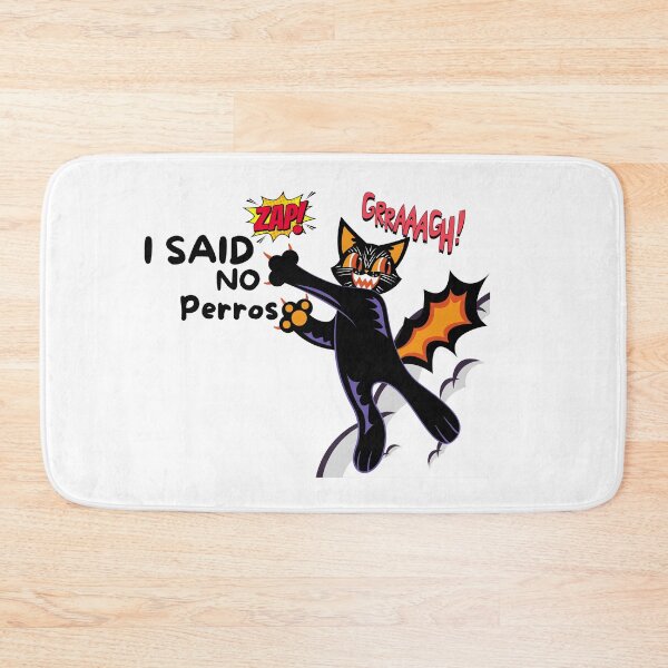 Item preview, No perros !!!! angry cat designed and sold by ZMaria.
