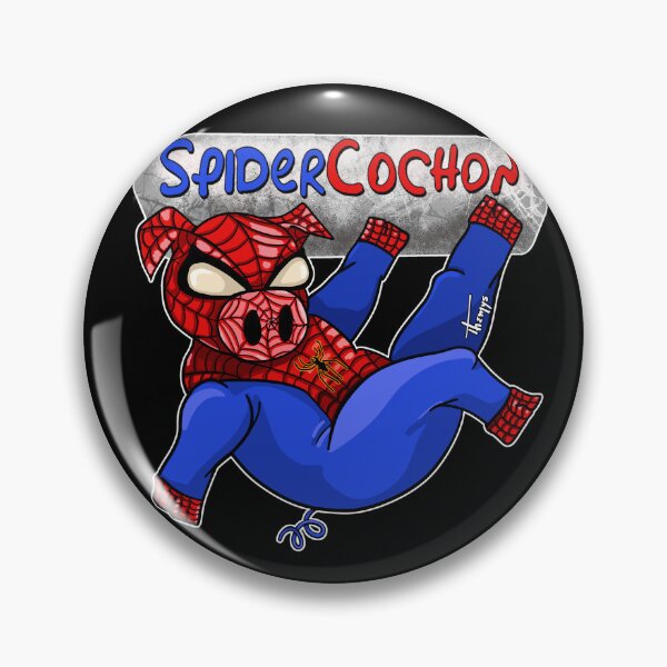 Item preview, spiderpig - text and black background designed and sold by Themys24.