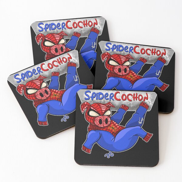 Item preview, spiderpig - text and black background designed and sold by Themys24.