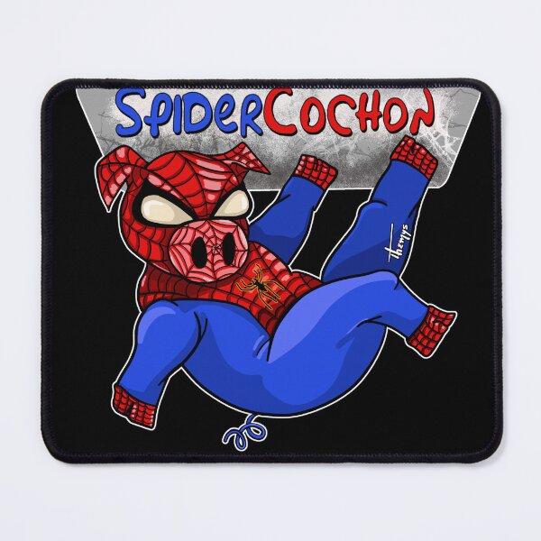 Item preview, spiderpig - text and black background designed and sold by Themys24.