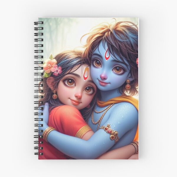 Item preview, Beautiful Radha Krishna Hugging Each Other designed and sold by VrindaArts.
