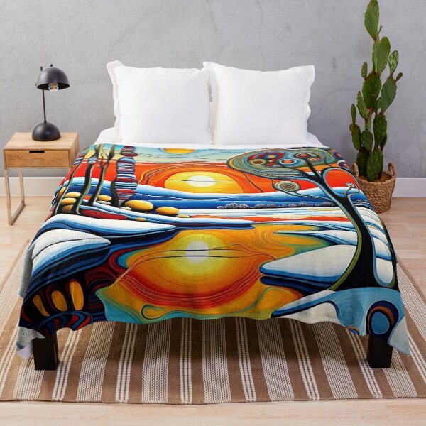 Item preview, Día de invierno al atardecer 10 designed and sold by George Hutton Hunter.