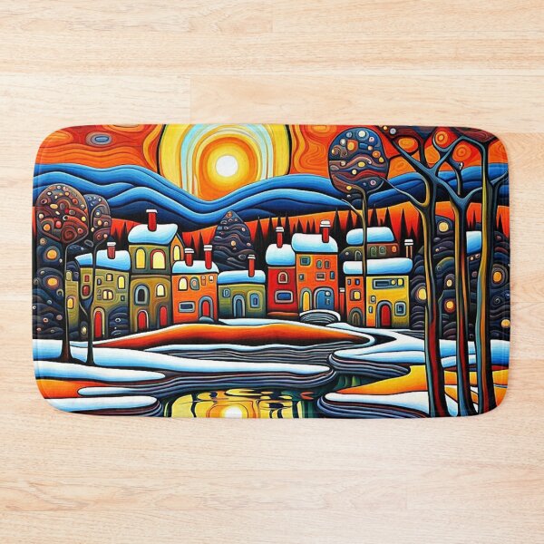 Item preview, Winter day at sunset 13 designed and sold by George Hutton Hunter.