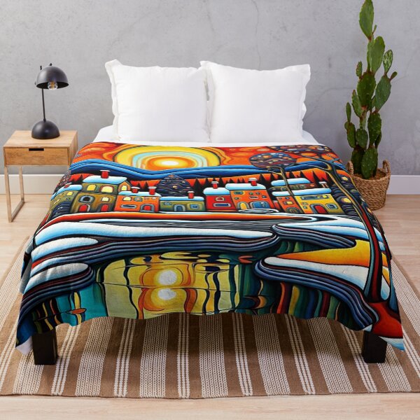 Item preview, Día de invierno al atardecer 13 designed and sold by George Hutton Hunter.