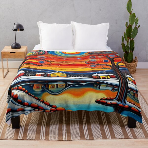Item preview, Día de invierno al atardecer 15 designed and sold by George Hutton Hunter.