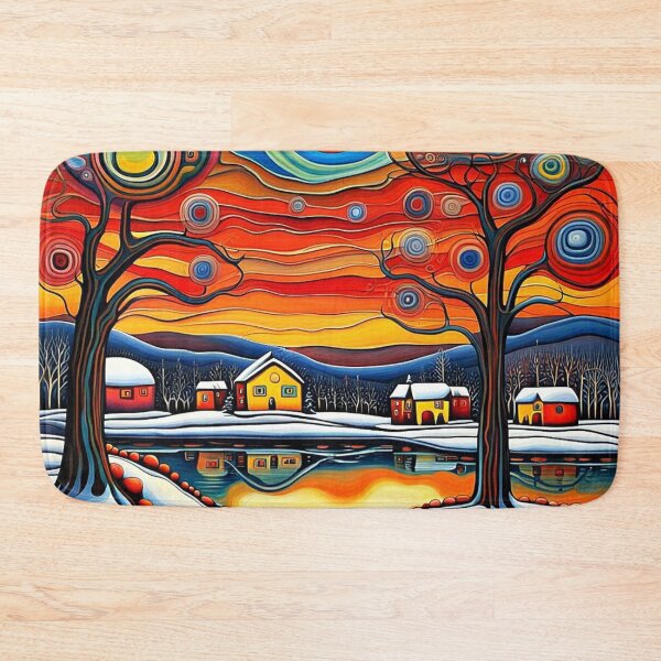 Item preview, Winter day at sunset 15 designed and sold by George Hutton Hunter.