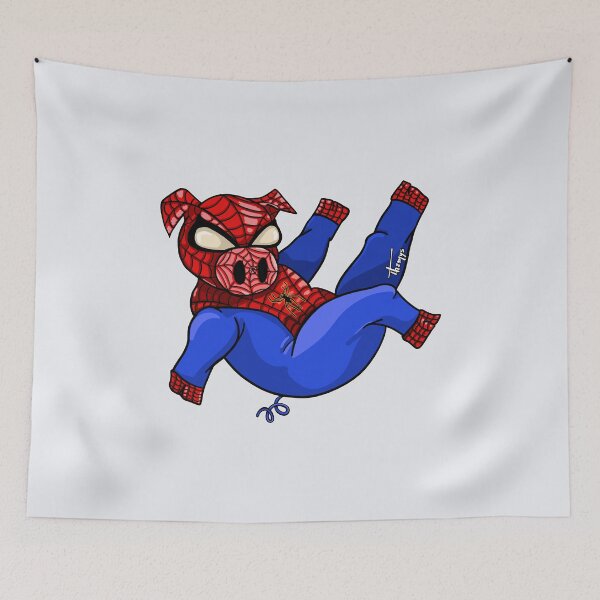Item preview, Spiderpig - light background designed and sold by Themys24.
