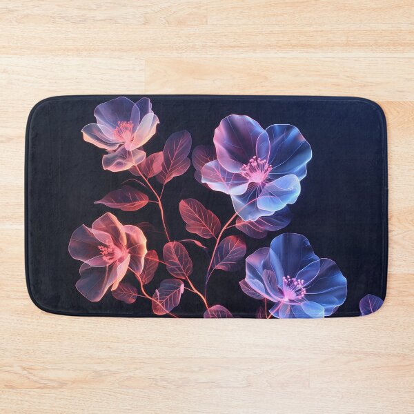 Item preview, Multicolored translucent neon flowers texture designed and sold by Fantasyplus.