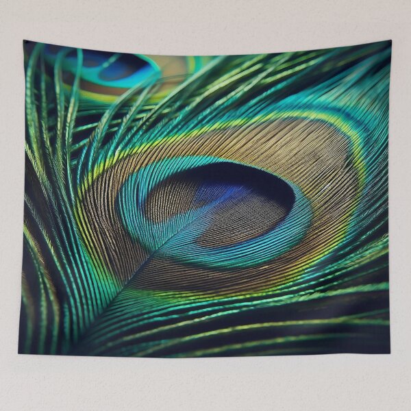 Item preview, a peacock feather in macro style designed and sold by bernhagen.