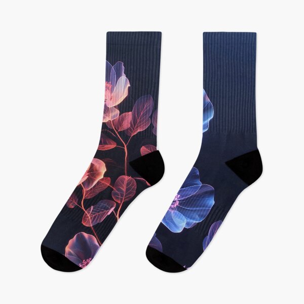 Item preview, Multicolored translucent neon flowers texture designed and sold by Fantasyplus.