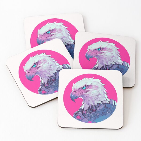Artikelvorschau, Cyber-Adler // Adler // Cooles Tier // Cyber-Tier // Tierkunst der Zukunft // Tierkrieger // Niedliche Tierkunst // Ästhetische Gaming-Aufkleber entworfen und verkauft von SMARTKIT DESIGNAGENCY.