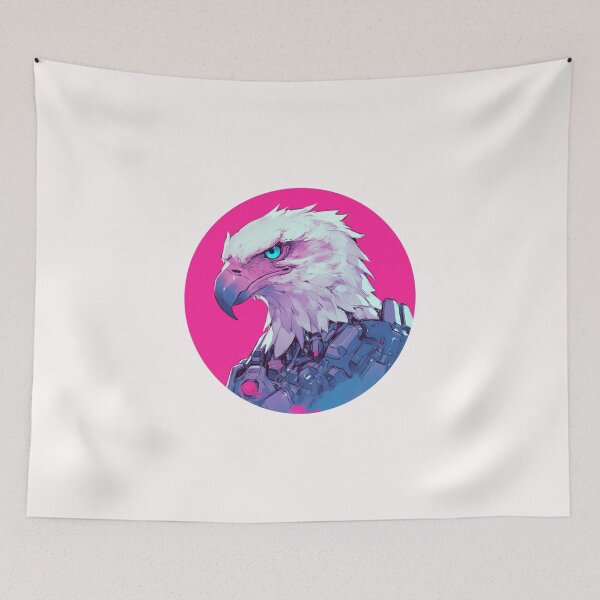 Item preview, Cyber eagle // eagle // Cool Animal // Cyber Animal // Future Animal Art // Animal Warrior // Animal Cute Art // Gaming Aesthetic stickers designed and sold by SMARTKIT  DESIGNAGENCY.