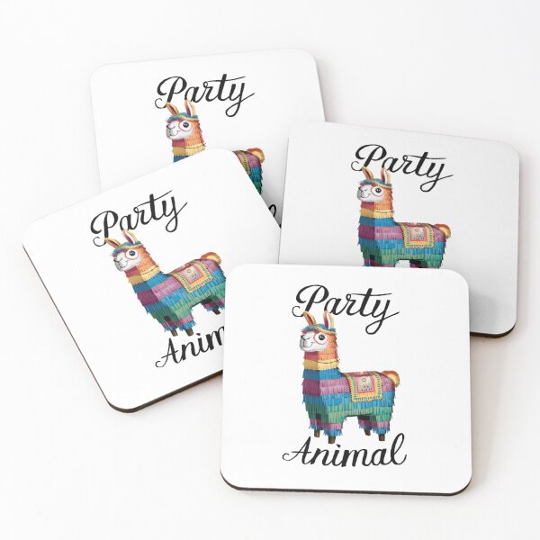 Item preview, Party Animal, FunnyFits70, Gracioso, Humor, Tonto, piñata, llama, colorido, bash, fiesta, diversión, celebración, festivo, dulces, fiesta, dulces alegres, llama divertida, animal divertido, cumpleaños, viernes por la noche, designed and sold by FunnyFits70.